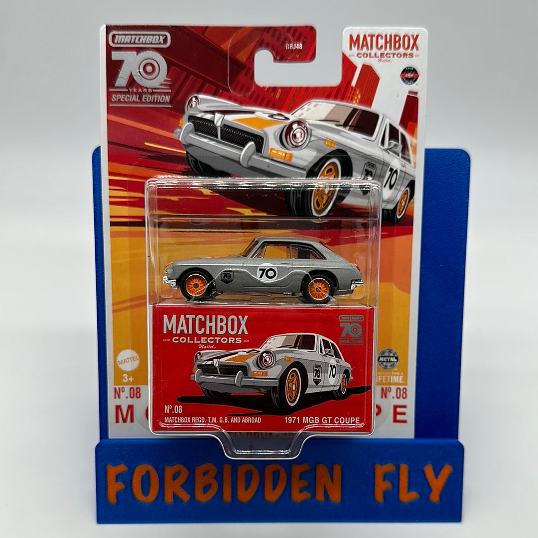 Matchbox Collectors - 2023 70 Years Special Edition - 1971 MGB GT Coupe - # 08