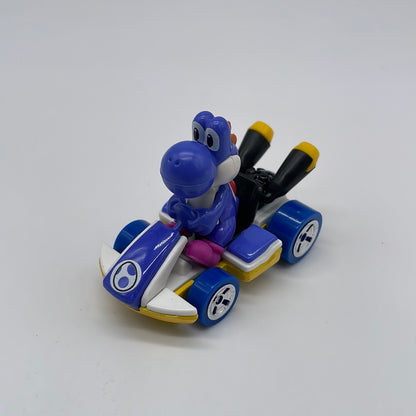 Hot Wheels Mario Kart - Yoshi Eggs - Blue Yoshi on Standard Kart