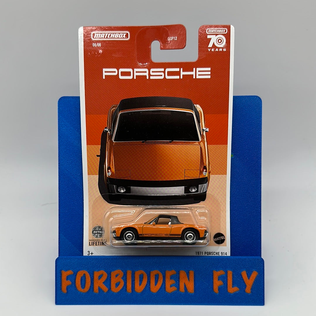 Matchbox - 2023 Porsche 70 Years Series Walmart Exclusive - #6/6 1971 Porsche 914