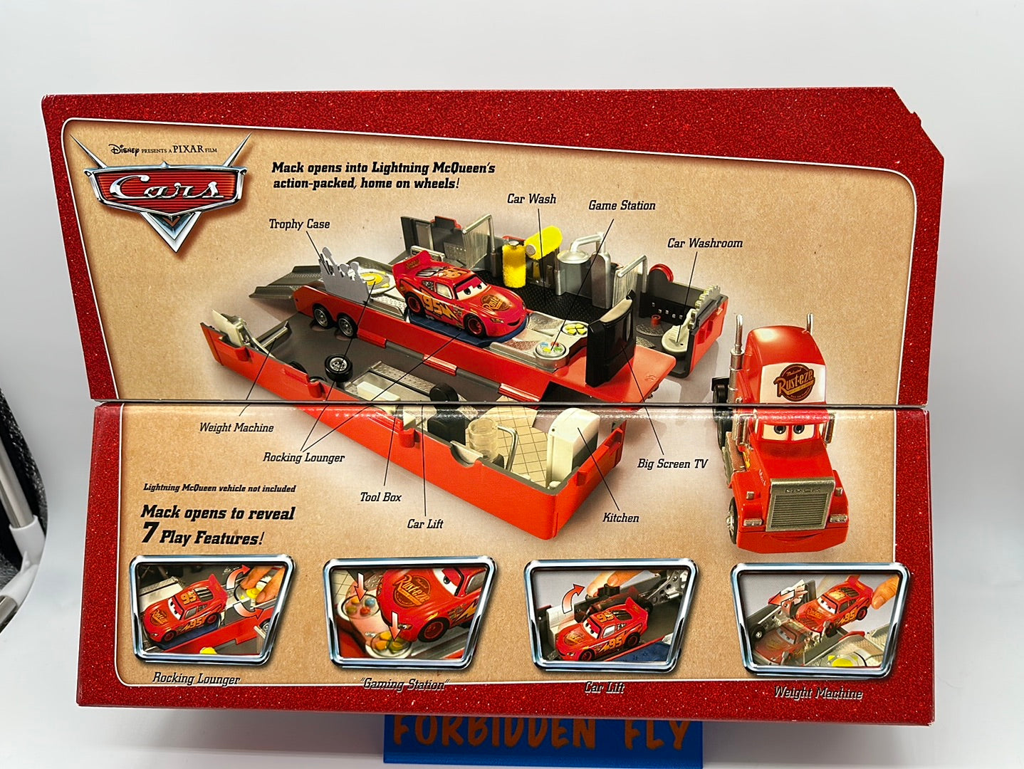 Disney Pixar Cars Movie - 2005 Original Desert Series - Mack Truck Playset (sealed)