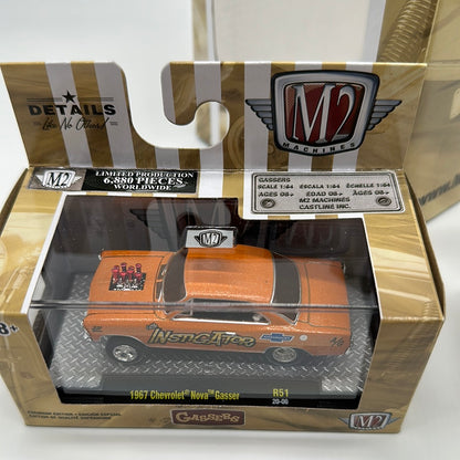 M2 Machines Acrylic Boxed Car Set - Gassers Series - Complete Set of 6