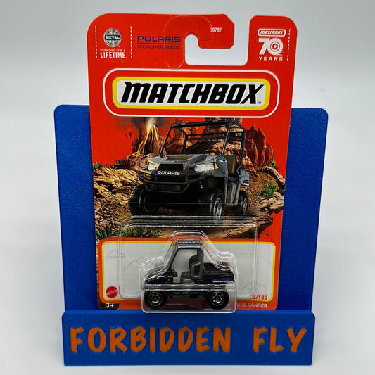 Matchbox - 2023 Mainline #75/100 - Polaris Ranger - Black