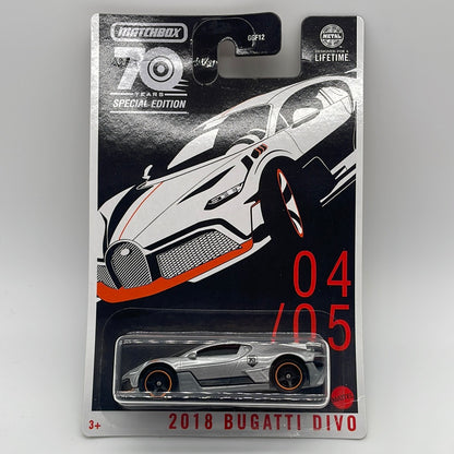 Matchbox - 2023 70 Years Special Edition - 2018 Bugatti Divo - # 04/05