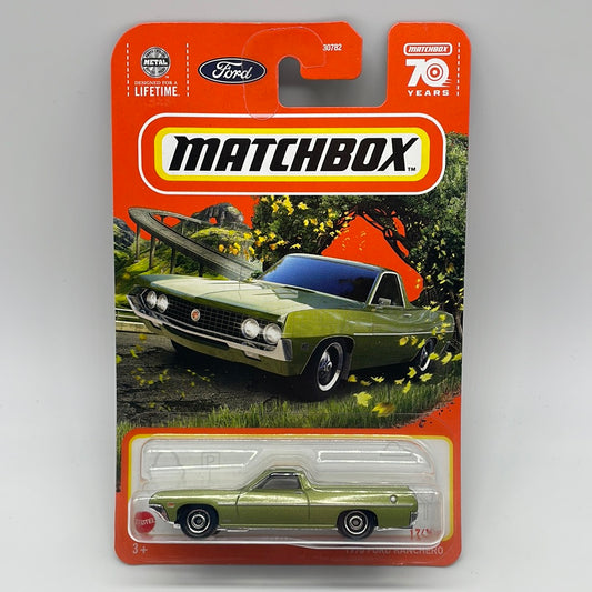 Matchbox - 2023 Mainline - 1970 Ford Ranchero - Green - # 17/100