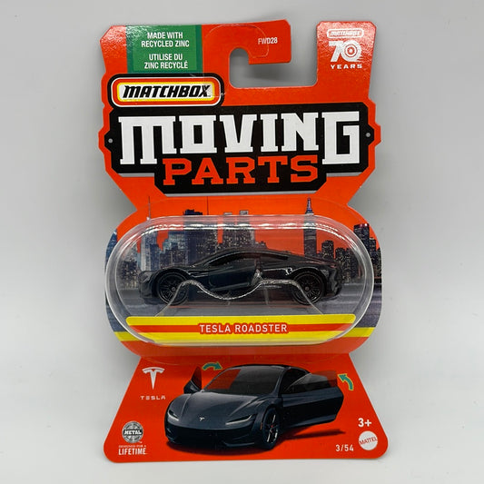 Matchbox Collectors Moving Parts Series - Tesla Roadster - Black