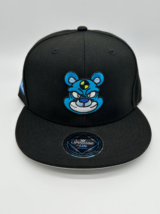 NVRLand Drip - Black & Blue Crash Test Gummy Hat (Common)