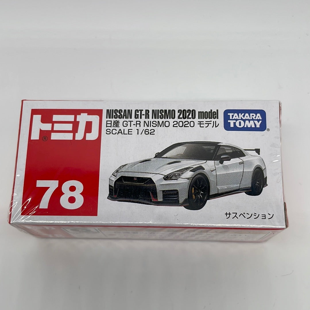 Tomica (Takara Tomy) - Standard - #78 - Nissan GT-R Nismo 2020 Model - White