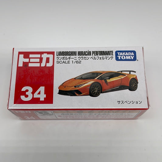 Tomica (Takara Tomy) - Standard - #34 - Lamborghini Huracan Performante - Orange