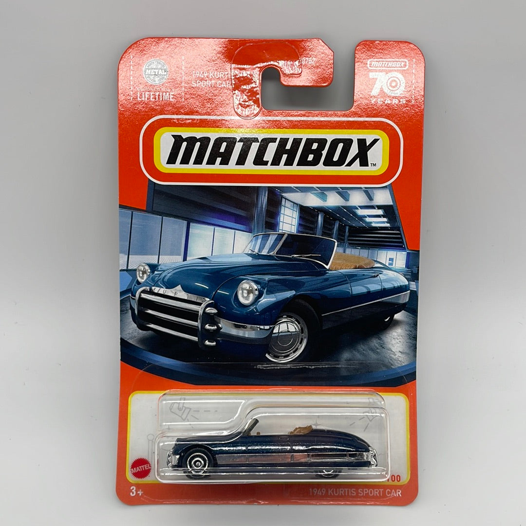 Matchbox - 2023 Mainline - 1949 Kurtis Sport Car - Blue - # 46/100