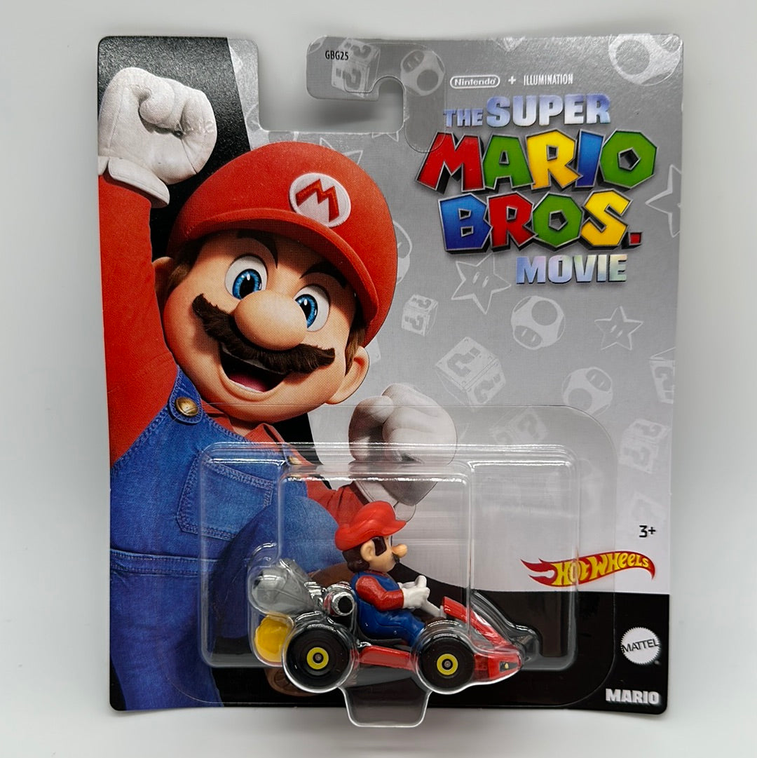 Hot Wheels Mario Kart - Character Kart - The Super Mario Brothers Movie Mario