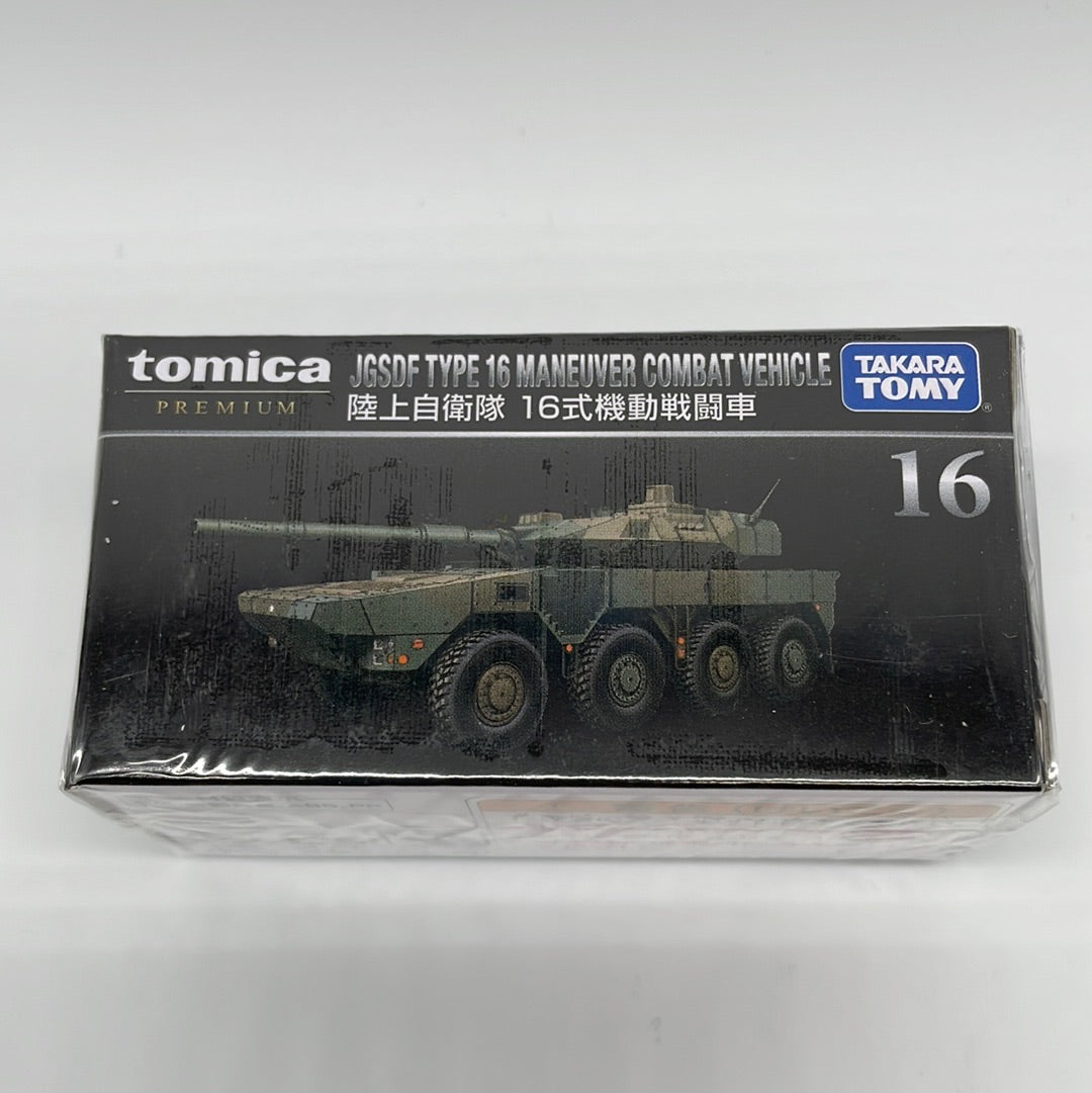 Tomica (Takara Tomy) - Premium - #16 - JGSDF Type 16 Maneuver Combat Vehicle - Green