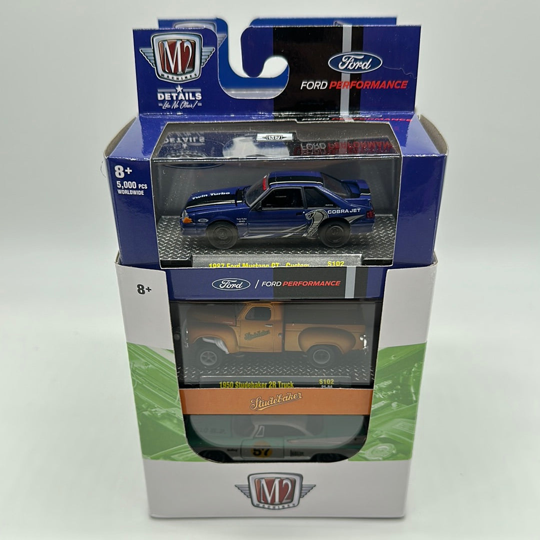 M2 Machines Acrylic Boxed Car Set - Hi-Performance S102 Series - Complete Set of 6