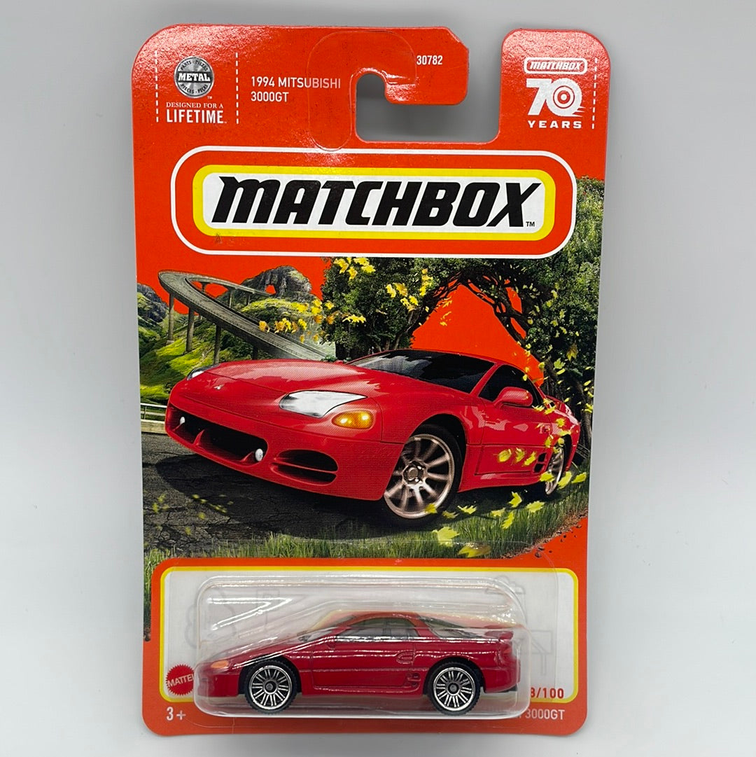 Matchbox - 2023 Mainline - 1994 Mitsubishi 3000GT - Red - # 68/100