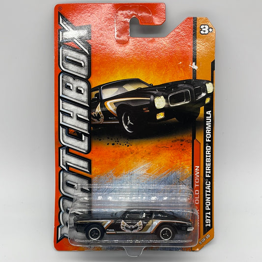 Matchbox - 2013 Mainline - 1971 Pontiac Firebird Formula - Black - # 63/120