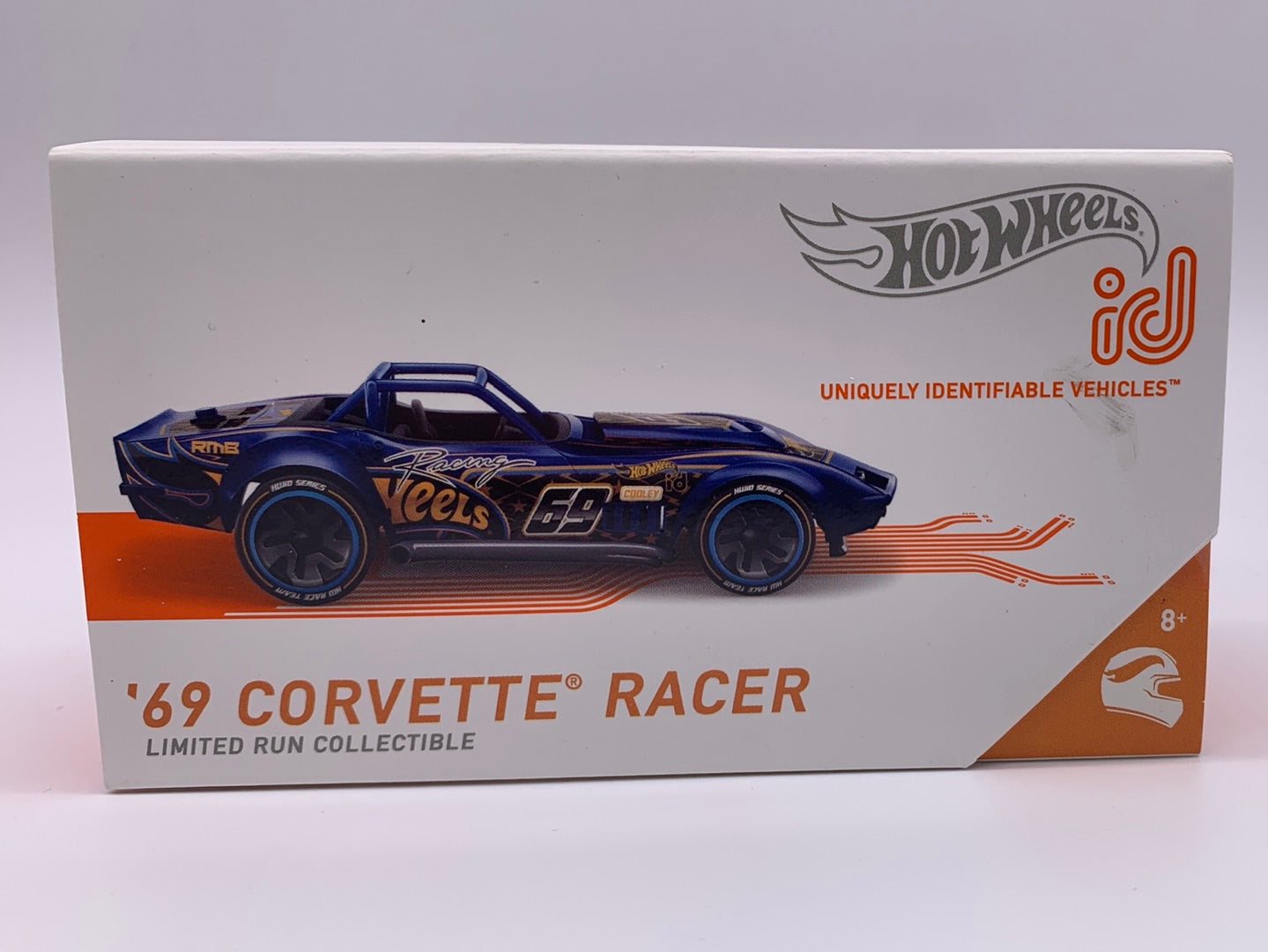 Hot Wheels Boxed Series 1 ID Car - HW Race Team - ‘69 Corvette Racer