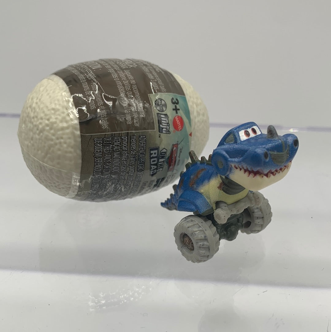 Disney Pixar Cars Movie - On the Road Metal Mini Racers Dino Egg - Tyranamissiasaurus Rex