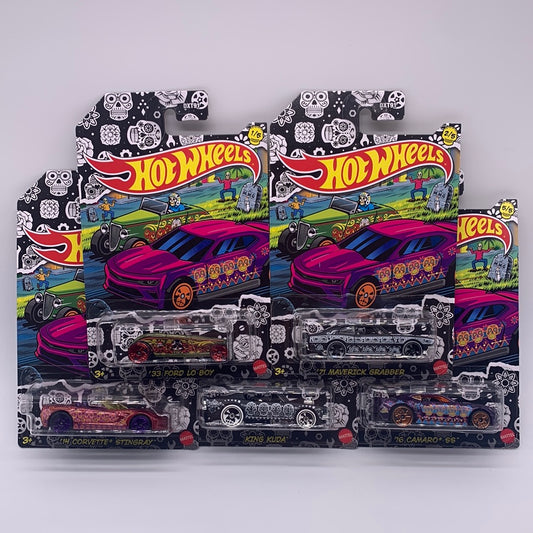 Hot Wheels - 2021 Holiday Halloween Series Complete Set of 5