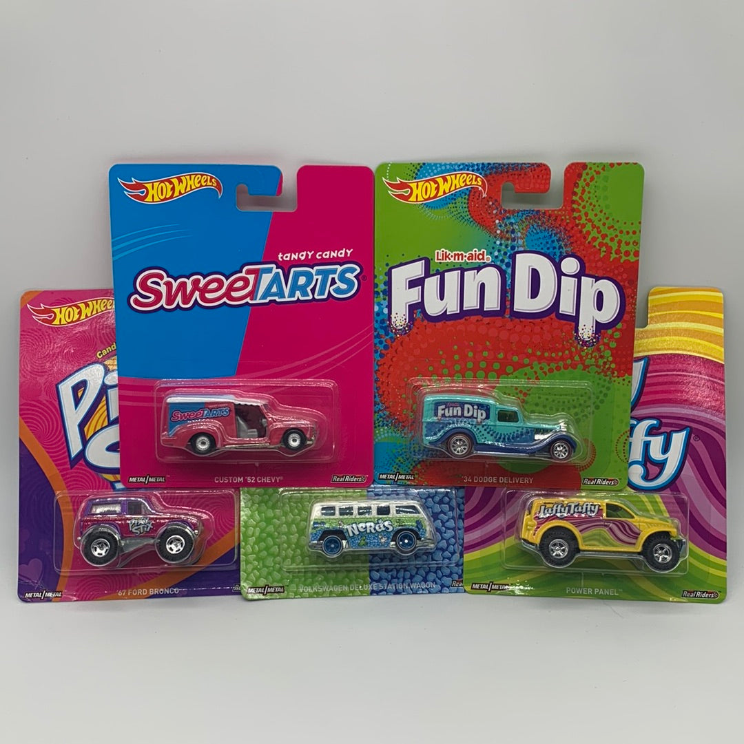 Hot Wheels Premium - Pop Culture Candy Series - Set of 5