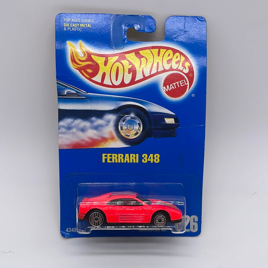 Hot Wheels Mainline - 1991 #226 - Ferrari 348 Neon Pink