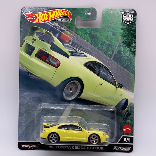 Hot Wheels Car Culture - Mountain Drifters Premium Series - #5/5 ‘95 Toyota Celica GT-Four