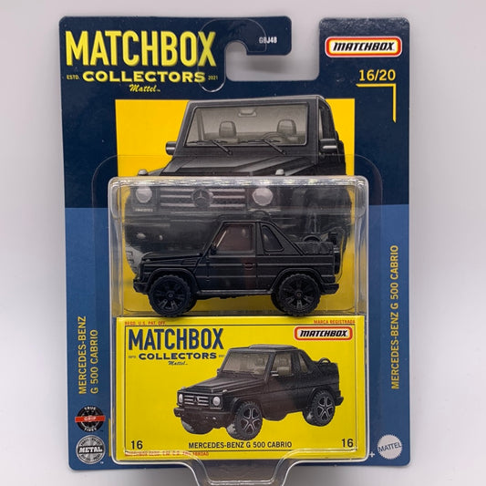 Matchbox Collectors - #16/20 - Black Mercedes-Benz G 500 Cabrio