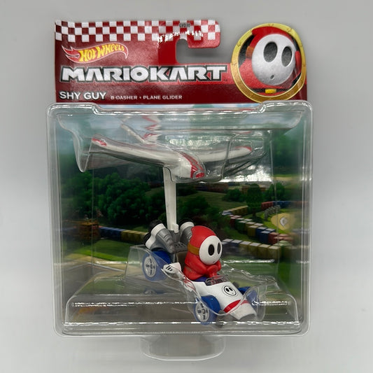 Hot Wheels Mario Kart - Character Glider - Shy Guy on B-Dasher and Plane Glider