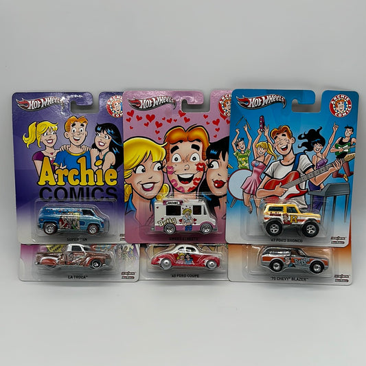 Hot Wheels Premium - Pop Culture Archie Comics Series - Set of 6