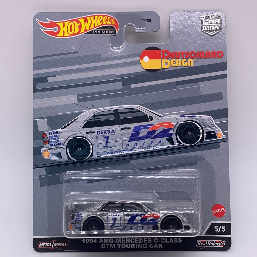 Hot Wheels Car Culture Premium - Deutschland Design Series 2 - #5/5 - 1994 AMG-Mercedes C-Class DTM Touring Car