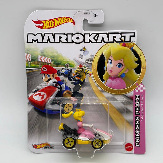 Hot Wheels Mario Kart - Character Kart - Princess Peach and Standard Kart