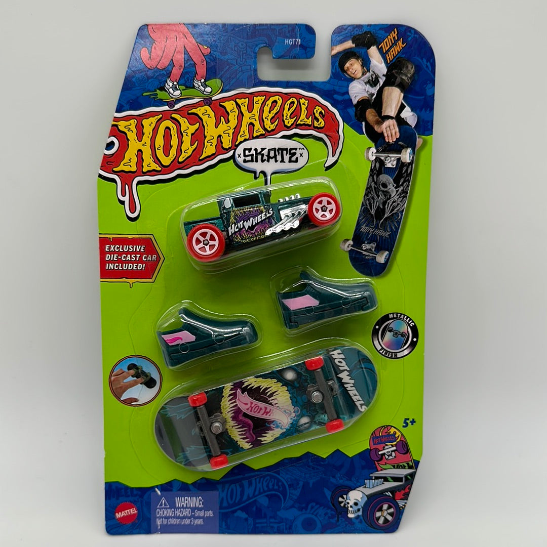 Hot Wheels Skate - Tony Hawk Board & Car - Bone Shaker