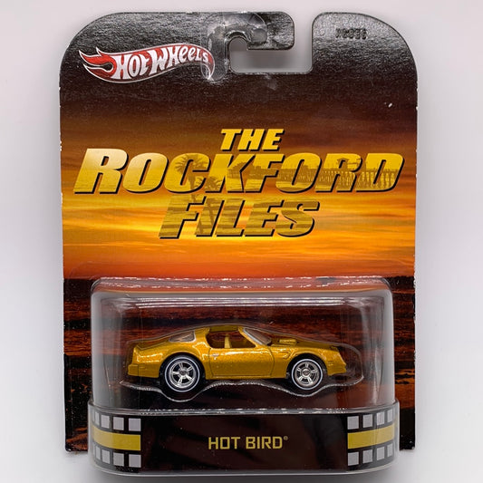 Hot Wheels 2013 Retro Entertainment Premium - The Rockford Files Hot Bird (Movie Reel Packaging)