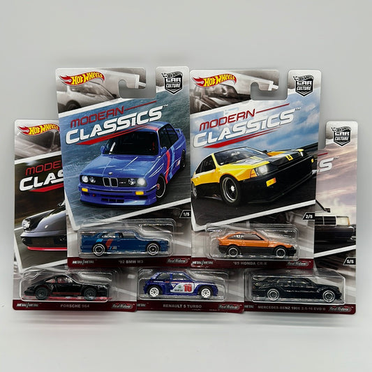 Hot Wheels Car Culture Premium - Modern Classics Series 1 Complete Set of 5