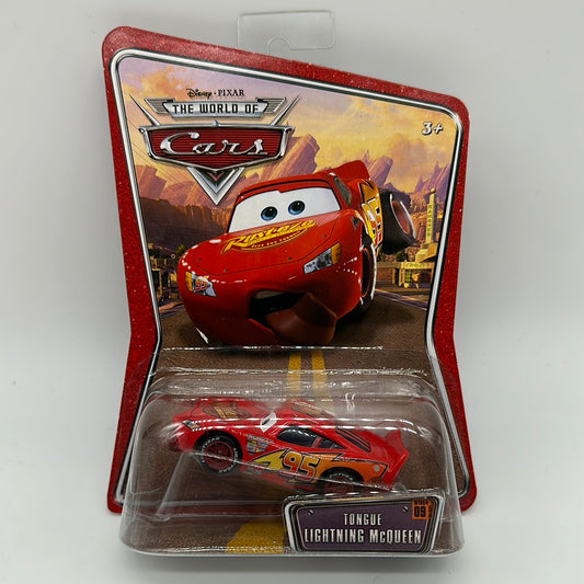 Disney Pixar Cars Movie - World of Cars Tongue Lightning McQueen