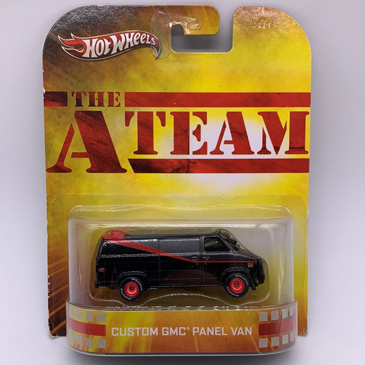 Hot Wheels 2013 Retro Entertainment Premium - The A-Team Custom GMC Panel Van (Movie Reel Packaging)