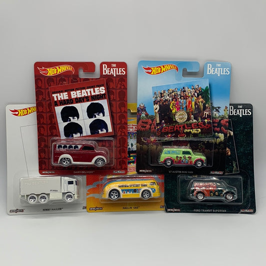 Hot Wheels Premium - Pop Culture Beatles Series 1 Set of 5
