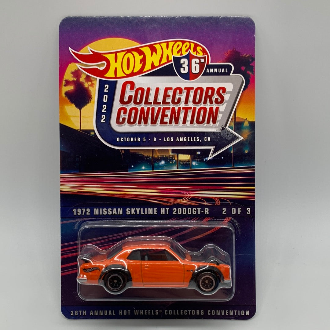 Hot Wheels 36th Annual Collector’s Convention - 2022 Los Angeles, California Souvenir Car - 1972 Nissan Skyline HT 2000GT-R