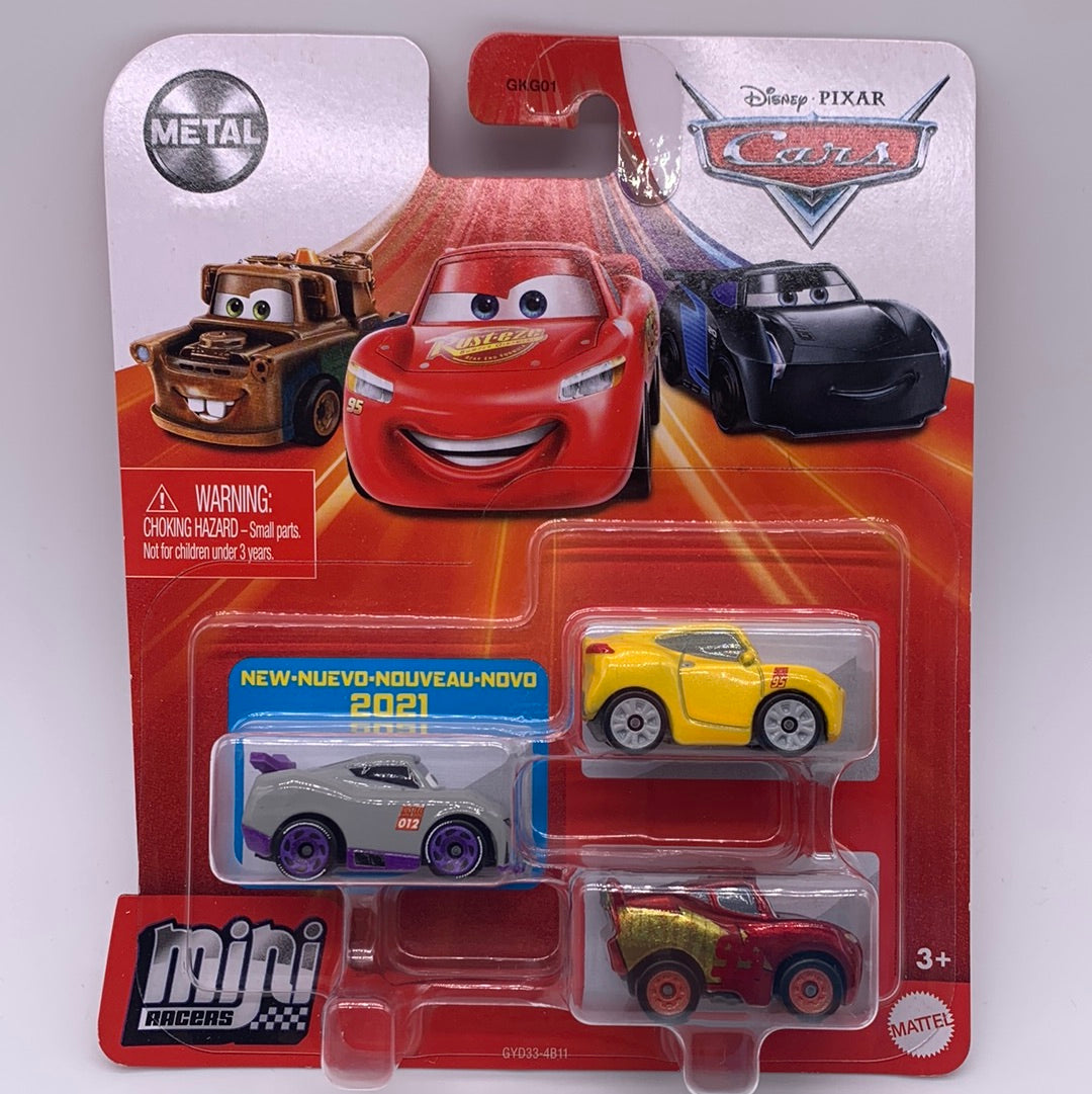 Disney Pixar Cars Movie - Metal Mini Racers 3 Pack - Rusteze Racing Ce ...