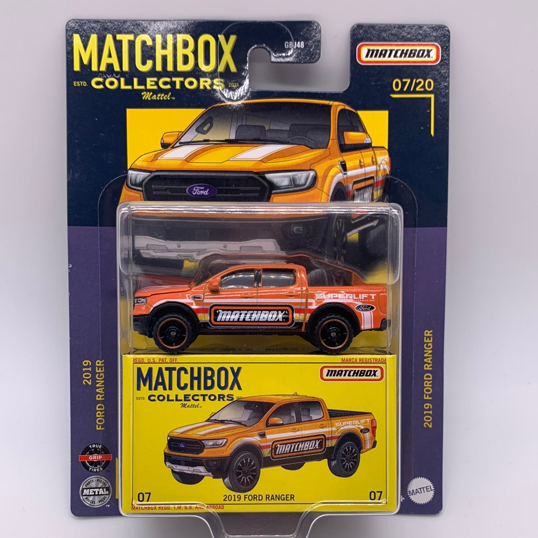 Matchbox Collectors - #07/20 - Orange 2019 Ford Ranger