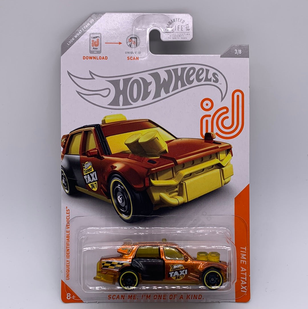 Hot Wheels 2020 Chase Series Carded ID Car - E Case - Time Attaxi