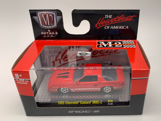 M2 Machines Acrylic Boxed Car - Detroit Muscle Series R58 - 1985 Chevrolet Camaro IROC-Z