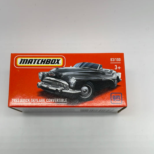 Matchbox Power Grabs - #83/100 - 1953 Buick Skylark Convertible - Black