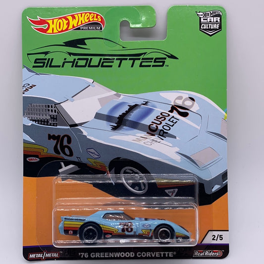 Hot Wheels Car Culture Premium - Silhouettes Series #2/5 - ‘76 Greenwood Corvette
