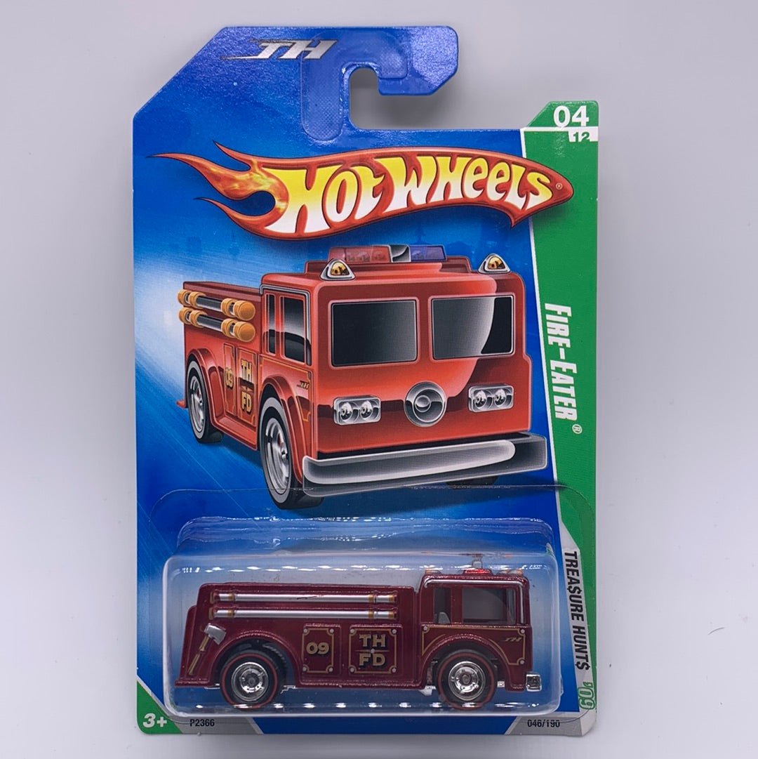 Hot Wheels 2009 Super Treasure Hunt - Fire-Eater *Cracked Blister*