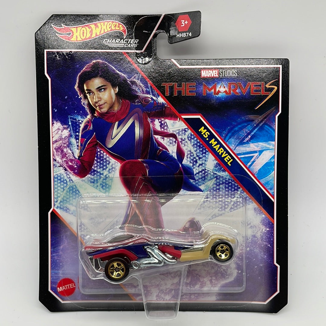 Hot Wheels Character Cars - Marvel Studios Series - The Marvels - Ms. Marvel