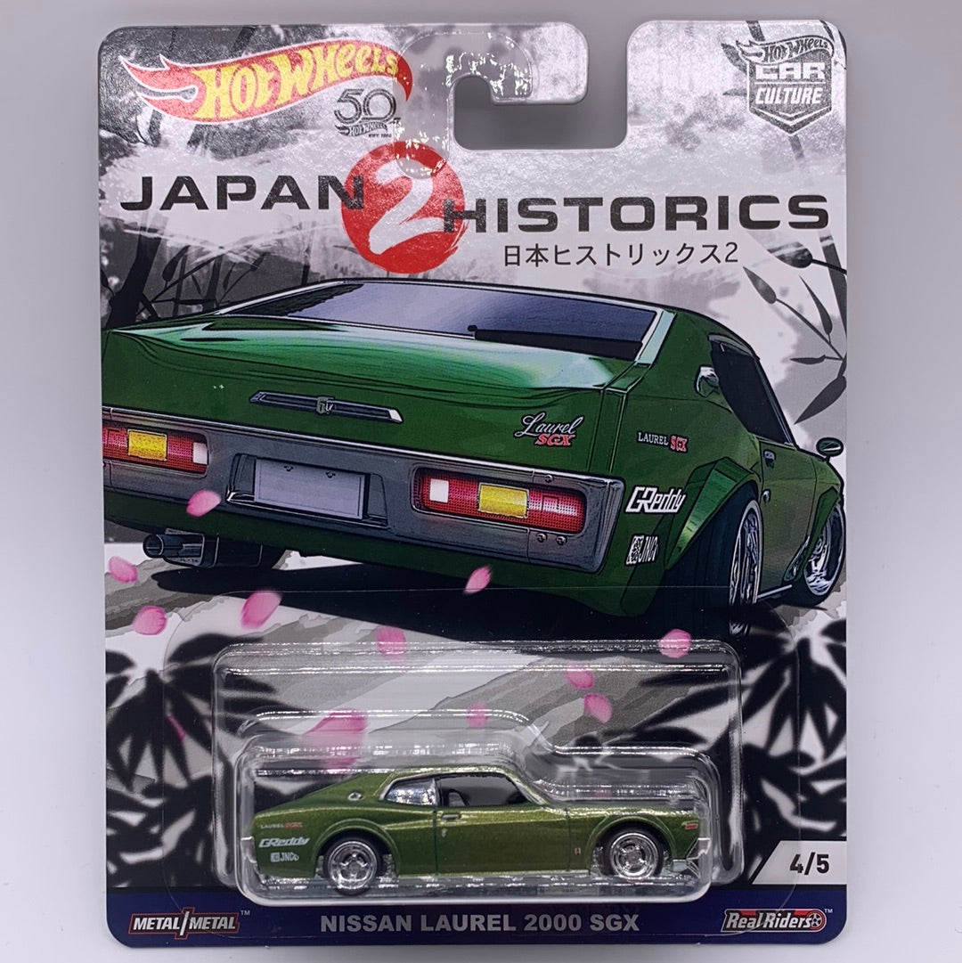 Hot Wheels Car Culture Premium - Japan Historics 2 (JH2) Series - #4/5 - Nissan Laurel 2000 SGX