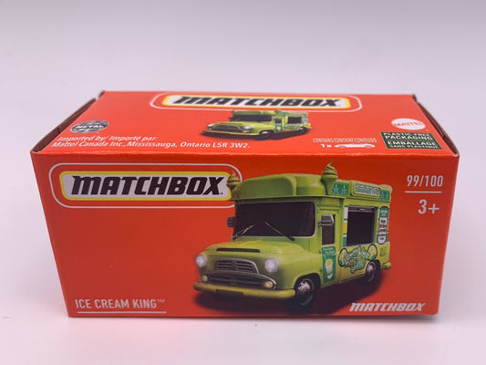 Matchbox Power Grabs - #99/100 - Ice Cream King - Yellow