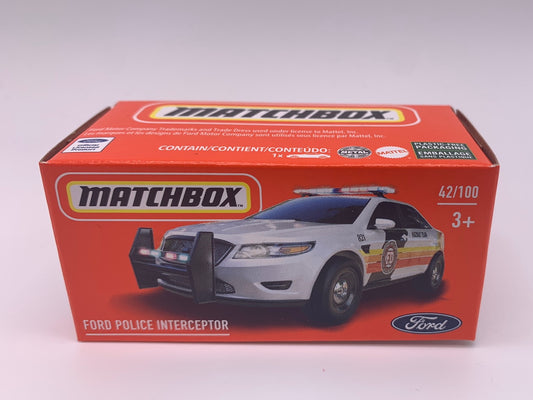 Matchbox Power Grabs - #42/100 - Ford Police Interceptor