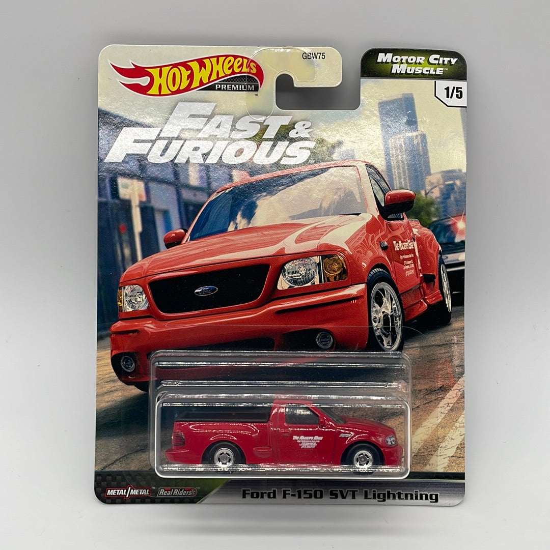 Hot Wheels Premium - Fast & Furious - Motor City Muscle Series # 1/5 - Ford F-150 SVT Lightning