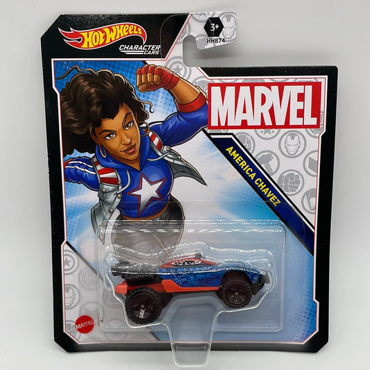 Hot Wheels Character Cars - Marvel Comics Series - America Chavez