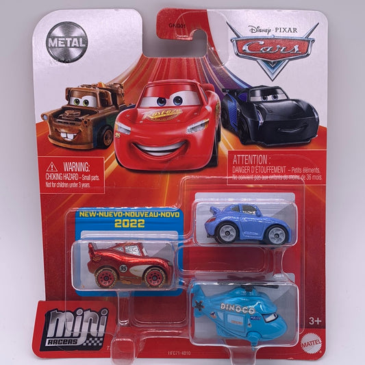 Disney Pixar Cars Movie - Metal Mini Racers 3 Pack - Radiator Springs 2022 Series